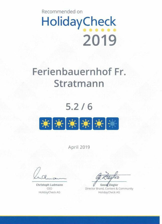 Апартаменты Ferienbauernhof Familie Stratmann Эслоэ Экстерьер фото